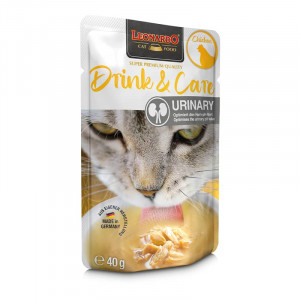 LEONARDO DRINK CHICKEN URINARY buljons kaķiem Vista 40g